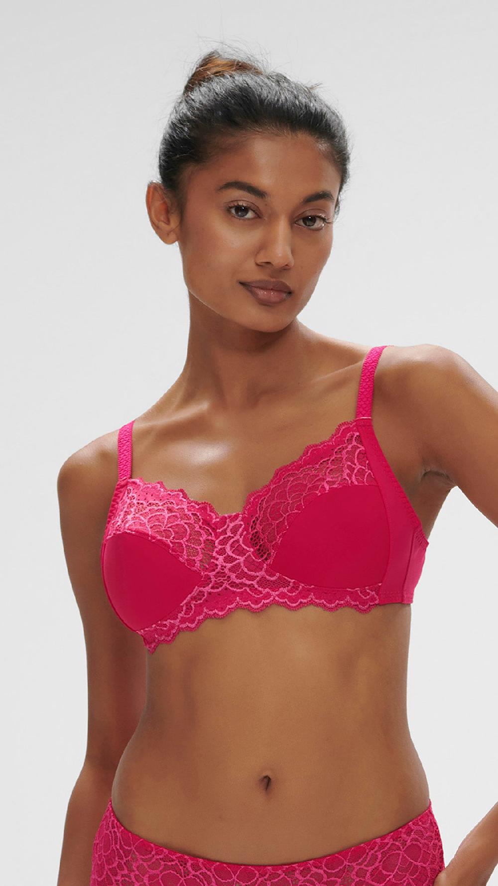 simone pérèle Soutien-gorge sans-armatures structuré - Rose Teaberry