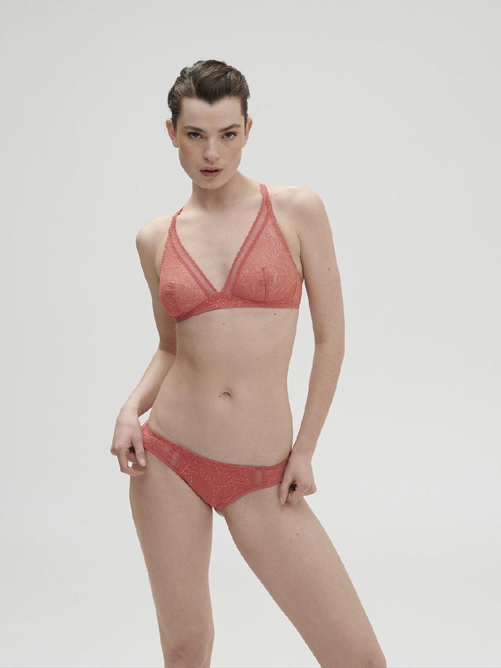 Simone Pérèle Soutien-gorge Sans-armatures Structuré - Rose Texas