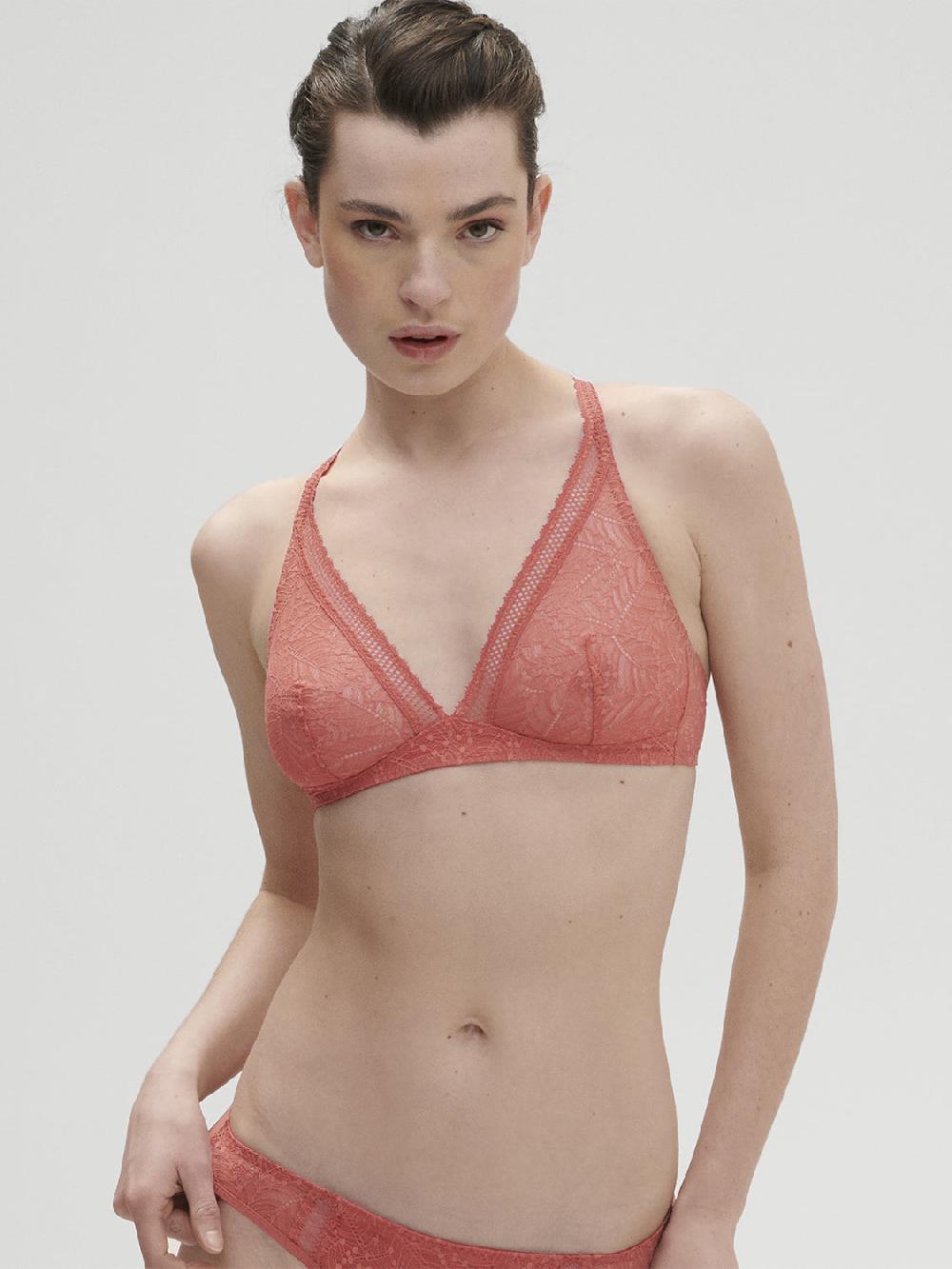 simone pérèle Soutien-gorge sans-armatures structuré - Rose Texas