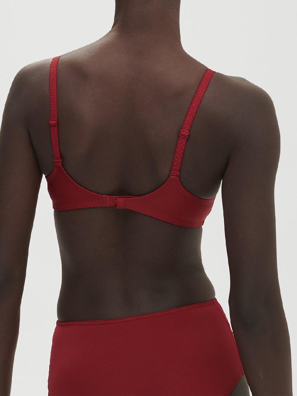 Simone Pérèle Soutien-gorge Sans-armatures Structuré - Rouge Tango