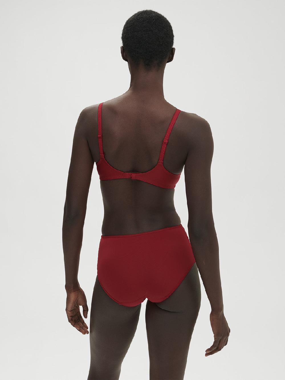 Simone Pérèle Soutien-gorge Sans-armatures Structuré - Rouge Tango