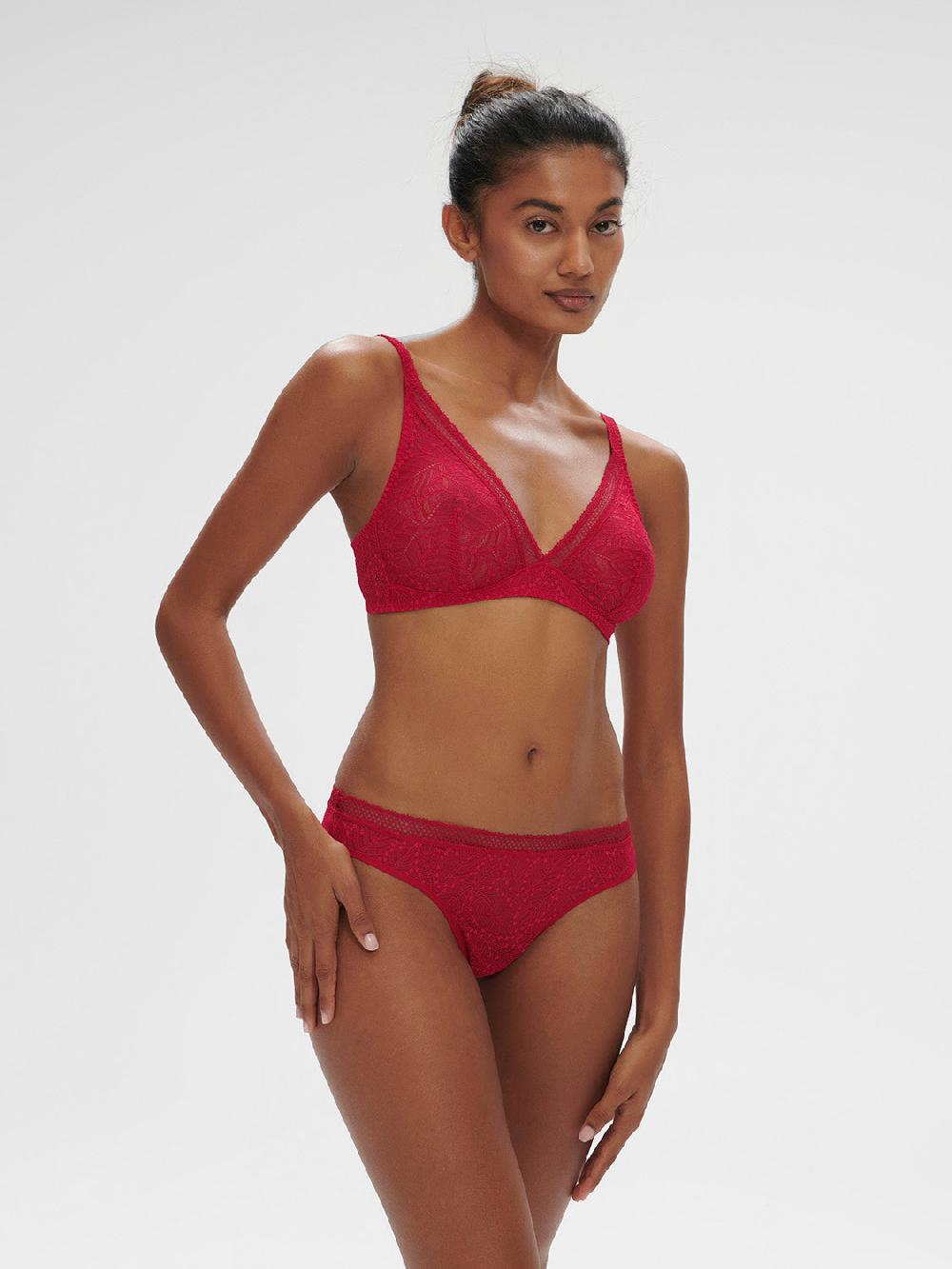Simone Pérèle Soutien-gorge Sans-armatures Structuré - Rubis/rose