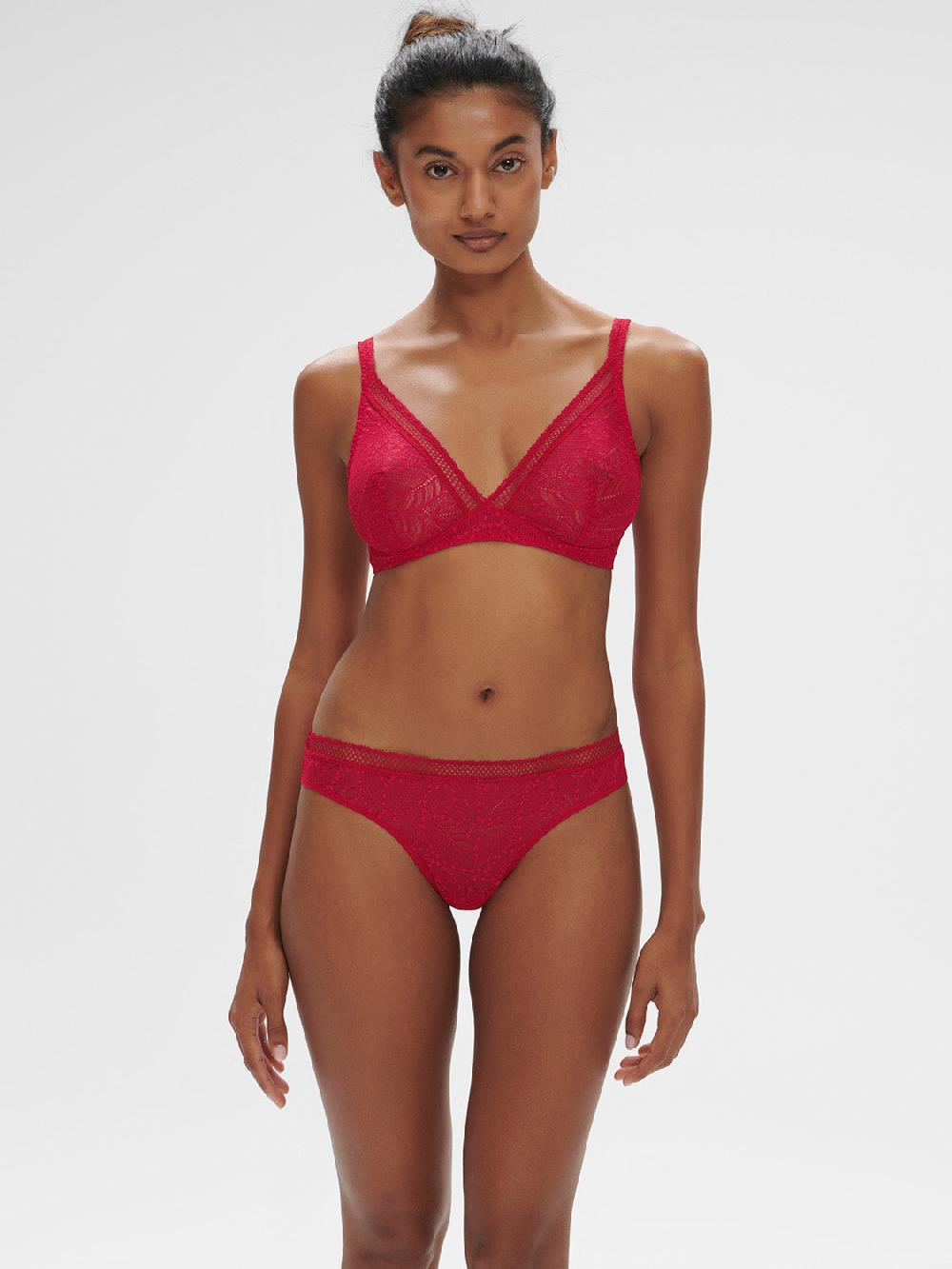 Simone Pérèle Soutien-gorge Sans-armatures Structuré - Rubis/rose