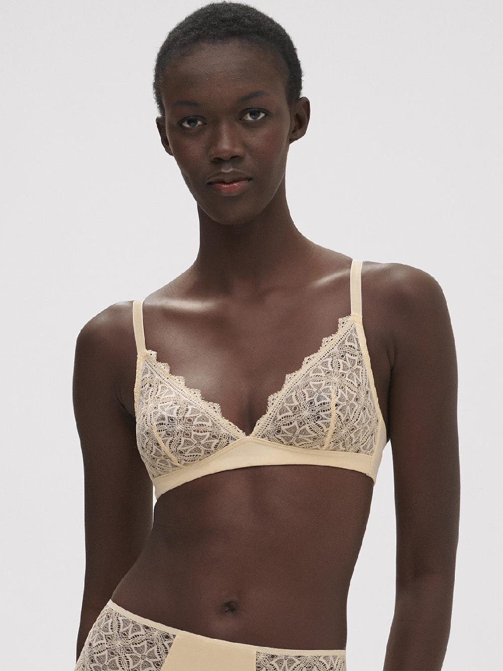 simone pérèle Soutien-gorge sans-armatures structuré - Vanille
