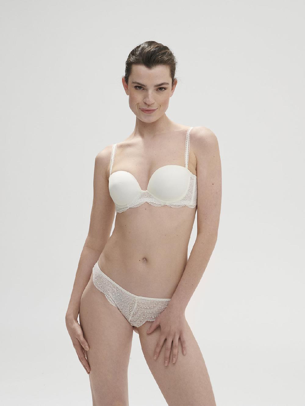 Simone Pérèle Soutien-gorge Sans-bretelles Décolleté Plongeant - Naturel