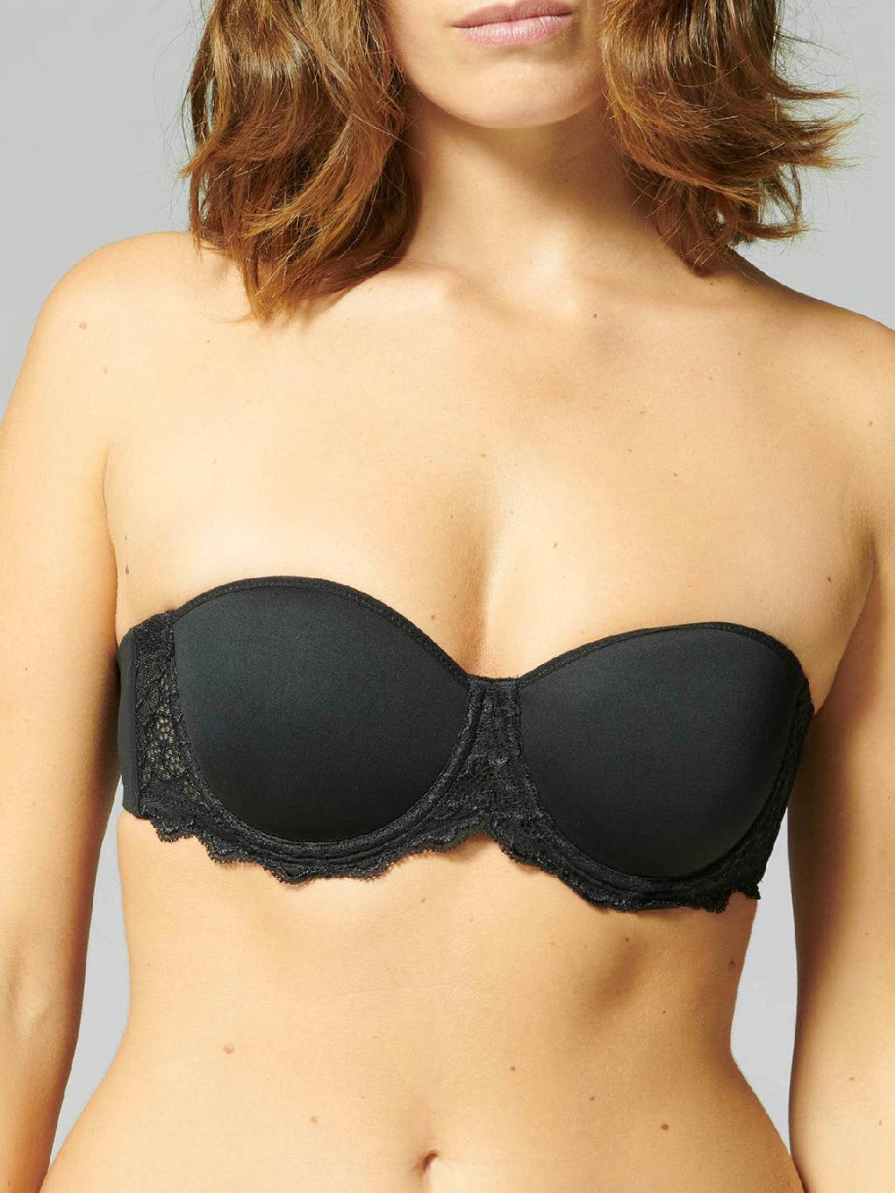 Simone Pérèle Soutien-gorge Sans Bretelles En Spacer 3D - Noir