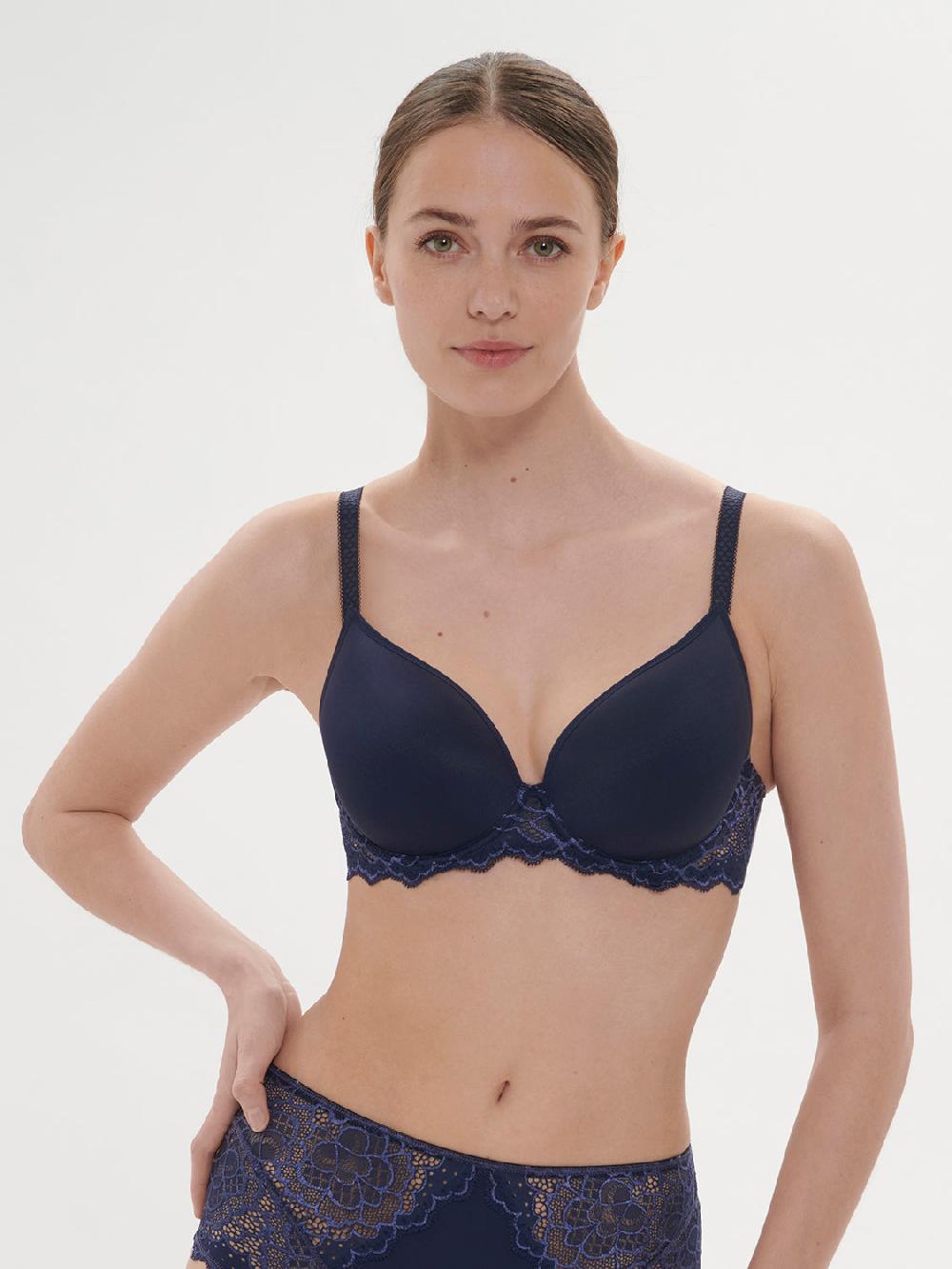 simone pérèle Soutien-gorge spacer décolleté plongeant - Encre simone pérèle Soutien-gorge spacer décolleté plongeant - Encre