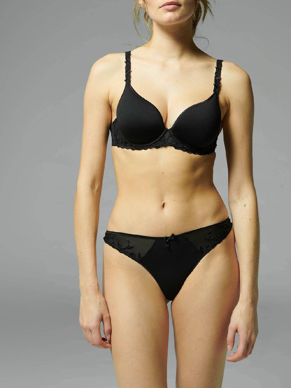 Simone Pérèle Soutien-gorge Spacer Décolleté Plongeant - Noir