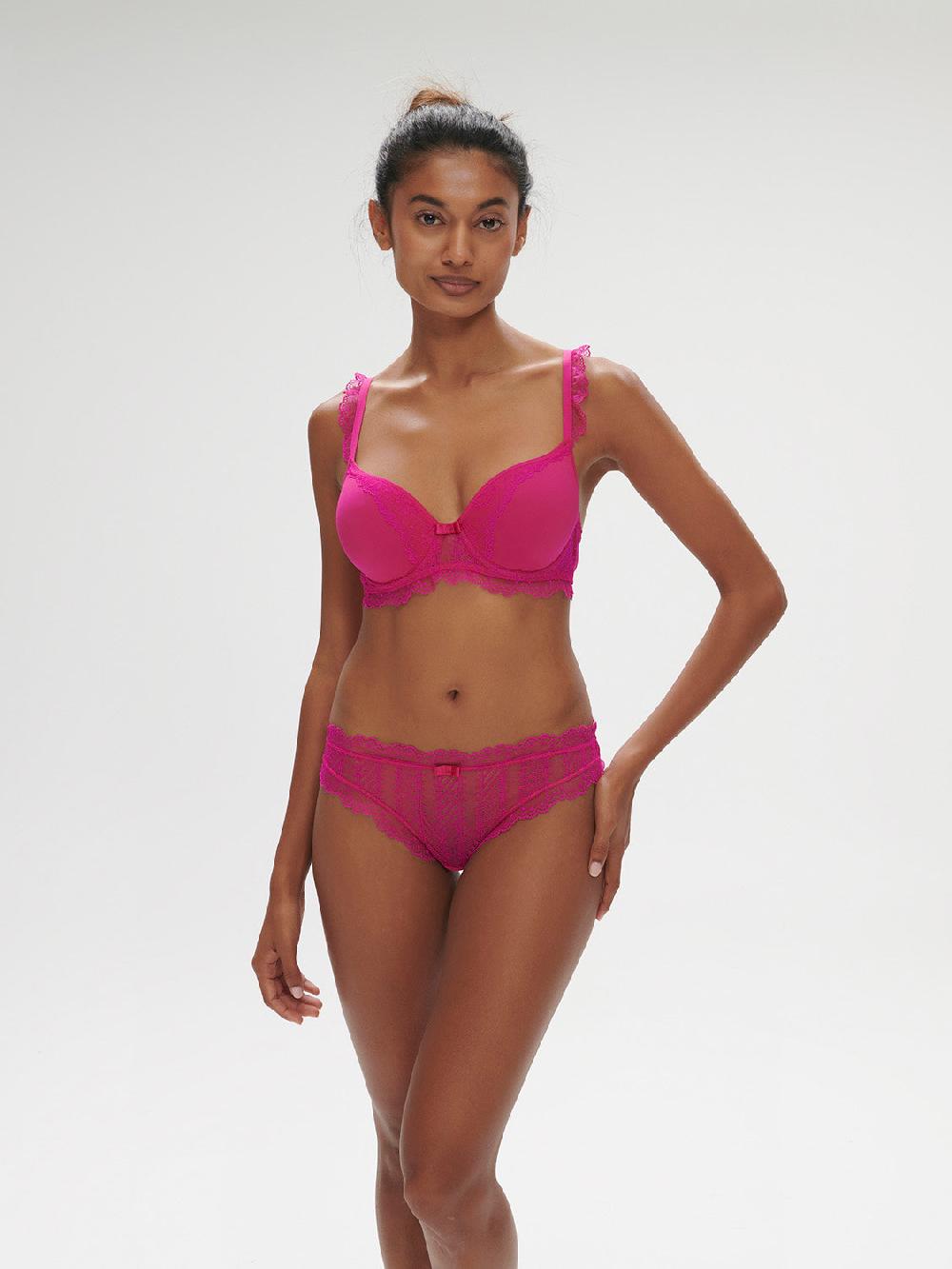 Simone Pérèle Soutien-gorge Spacer Décolleté Plongeant - Rose Hibiscus