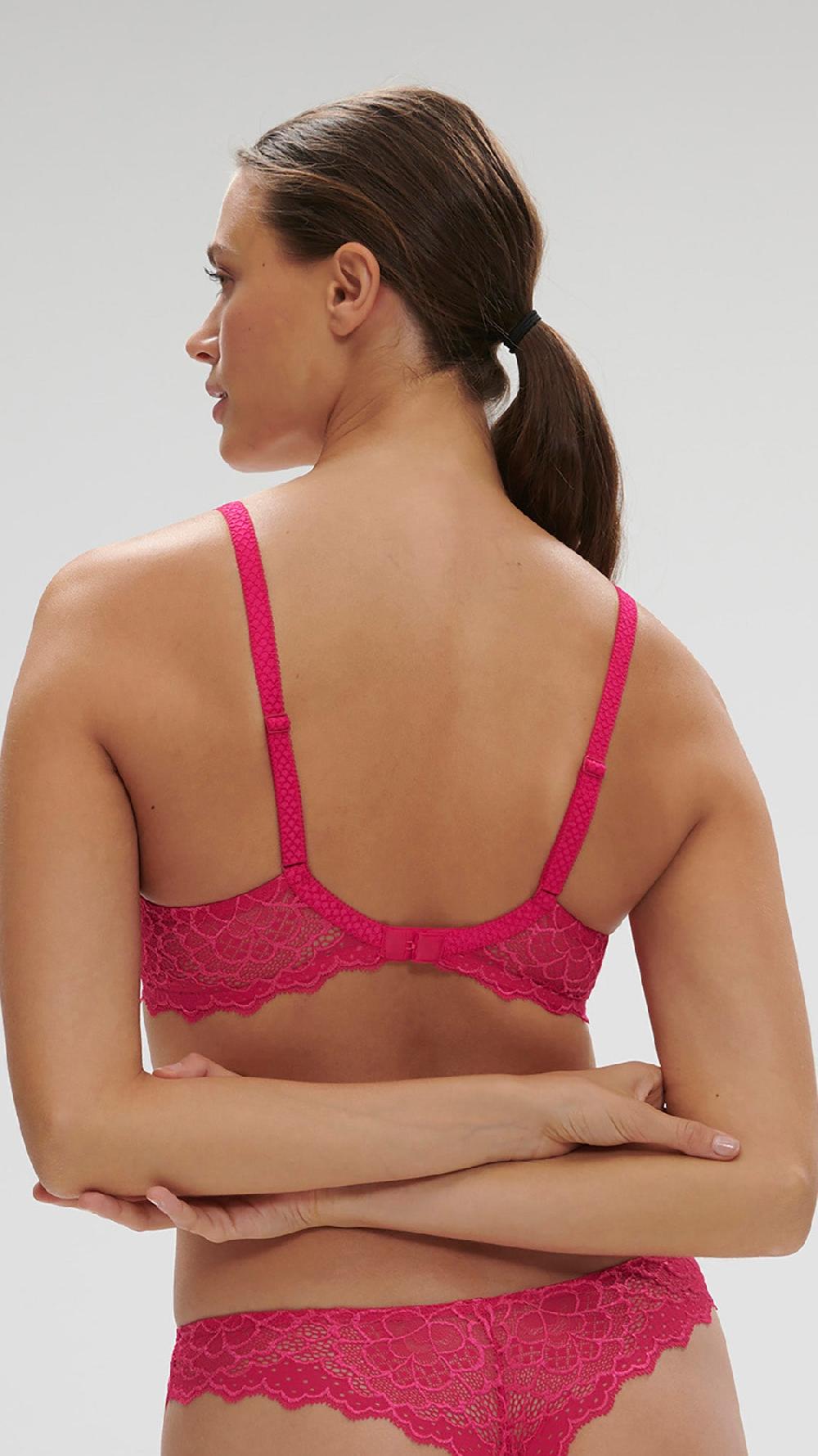 Simone Pérèle Soutien-gorge Spacer Décolleté Plongeant - Rose Teaberry
