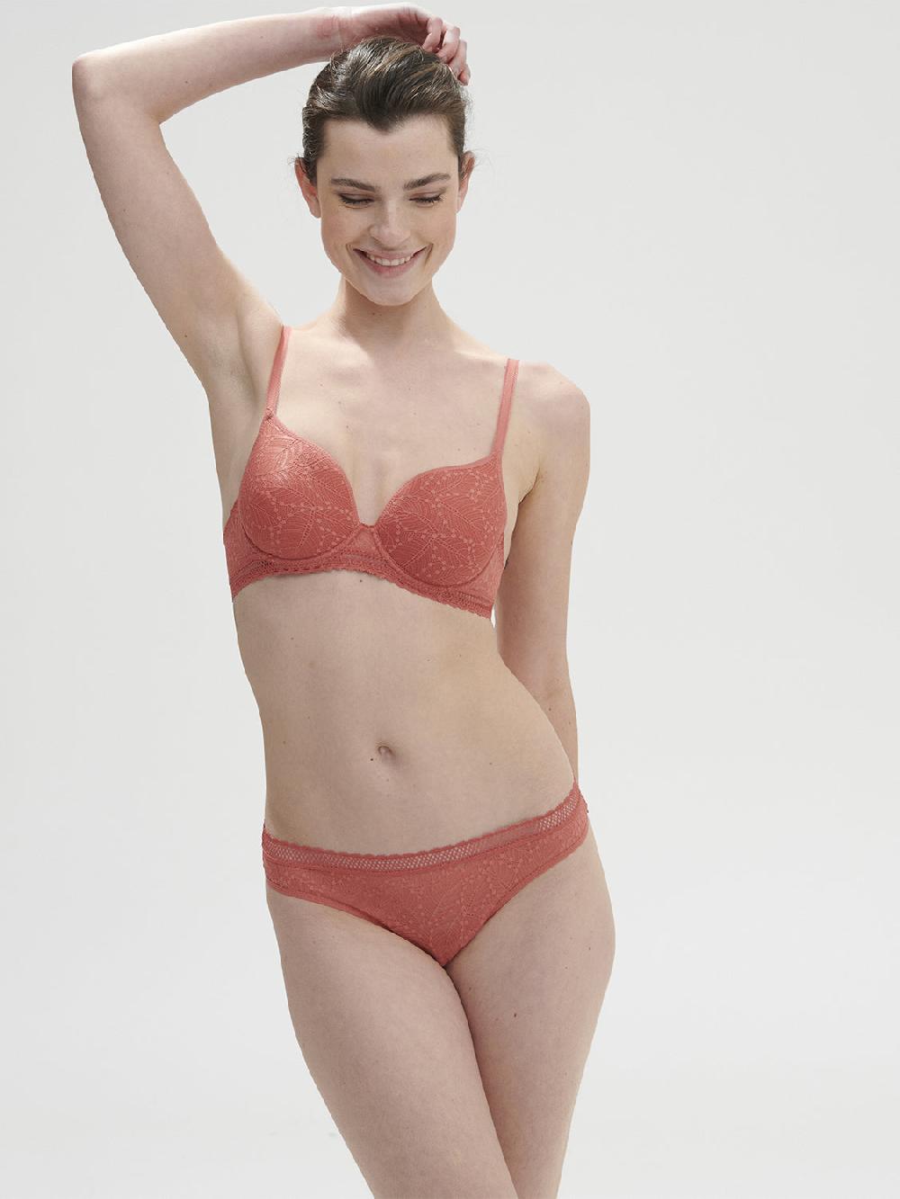Simone Pérèle Soutien-gorge Spacer Décolleté Plongeant - Rose Texas