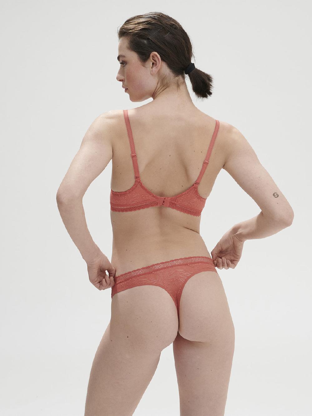 Simone Pérèle Soutien-gorge Spacer Décolleté Plongeant - Rose Texas
