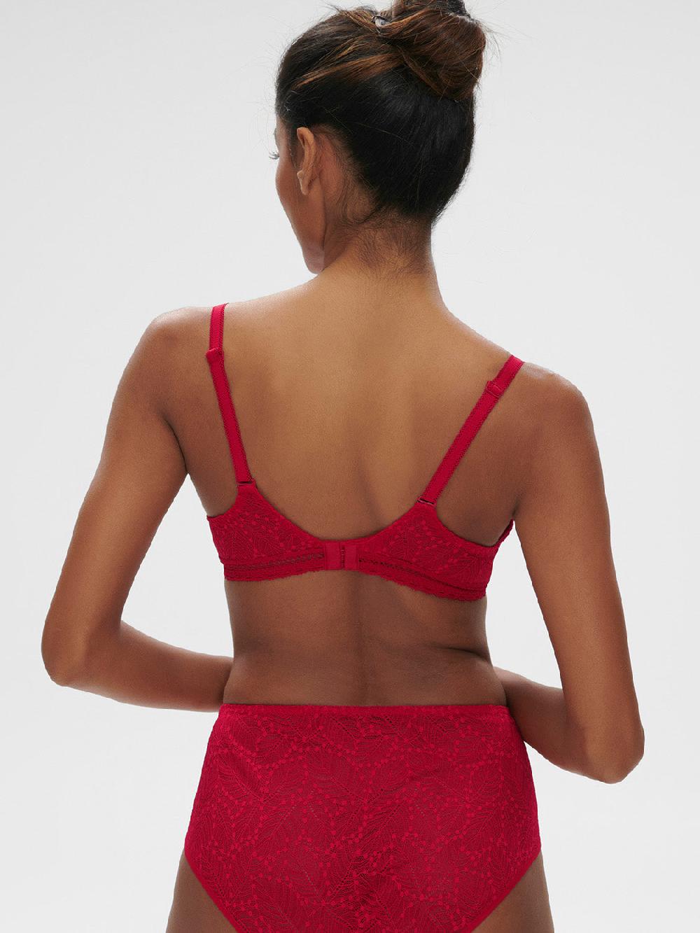 Simone Pérèle Soutien-gorge Spacer Décolleté Plongeant - Rubis/rose