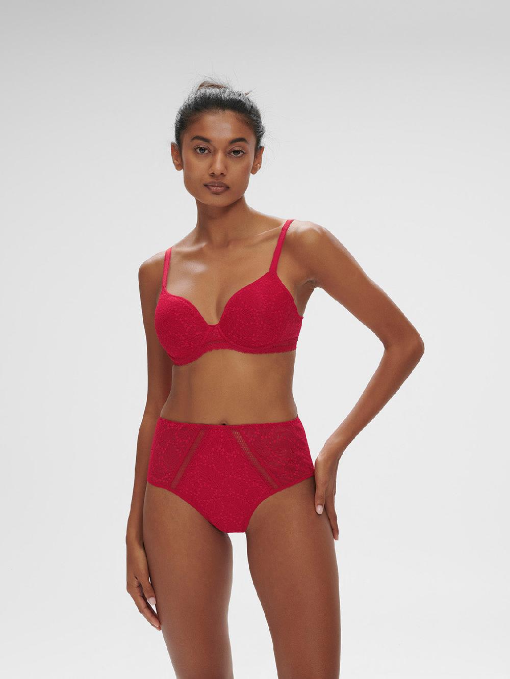 Simone Pérèle Soutien-gorge Spacer Décolleté Plongeant - Rubis/rose