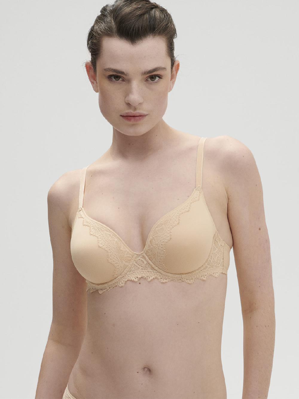 simone pérèle Soutien-gorge spacer décolleté plongeant - Vanille