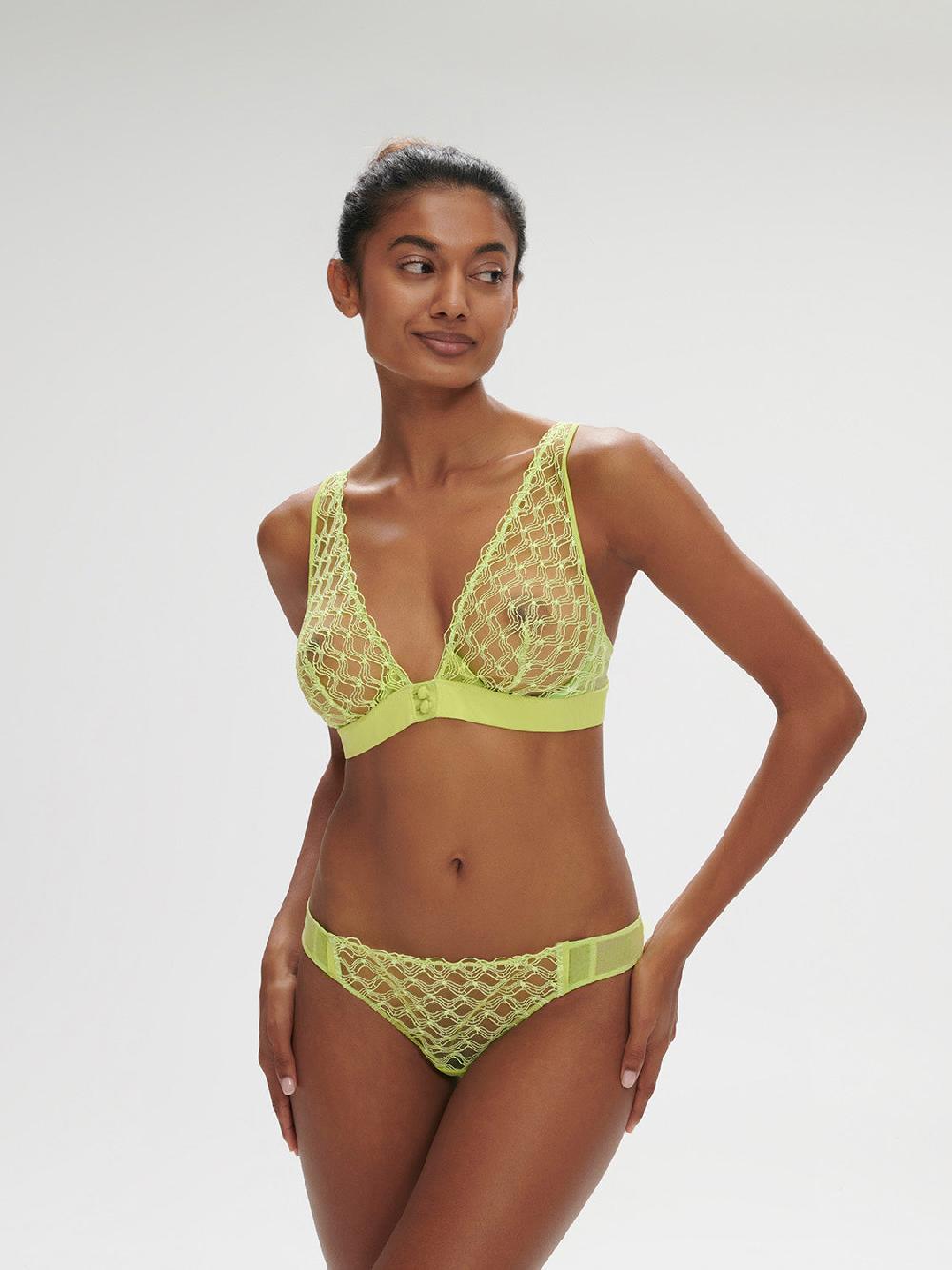 Simone Pérèle Soutien-gorge Triangle Avec Armatures - Lime