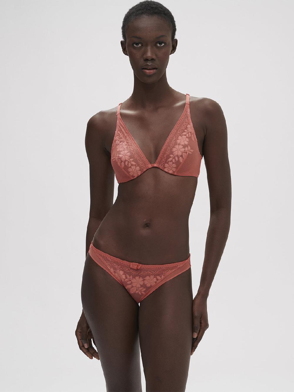 Simone Pérèle Soutien-gorge Triangle Avec Armatures - Rose Texas