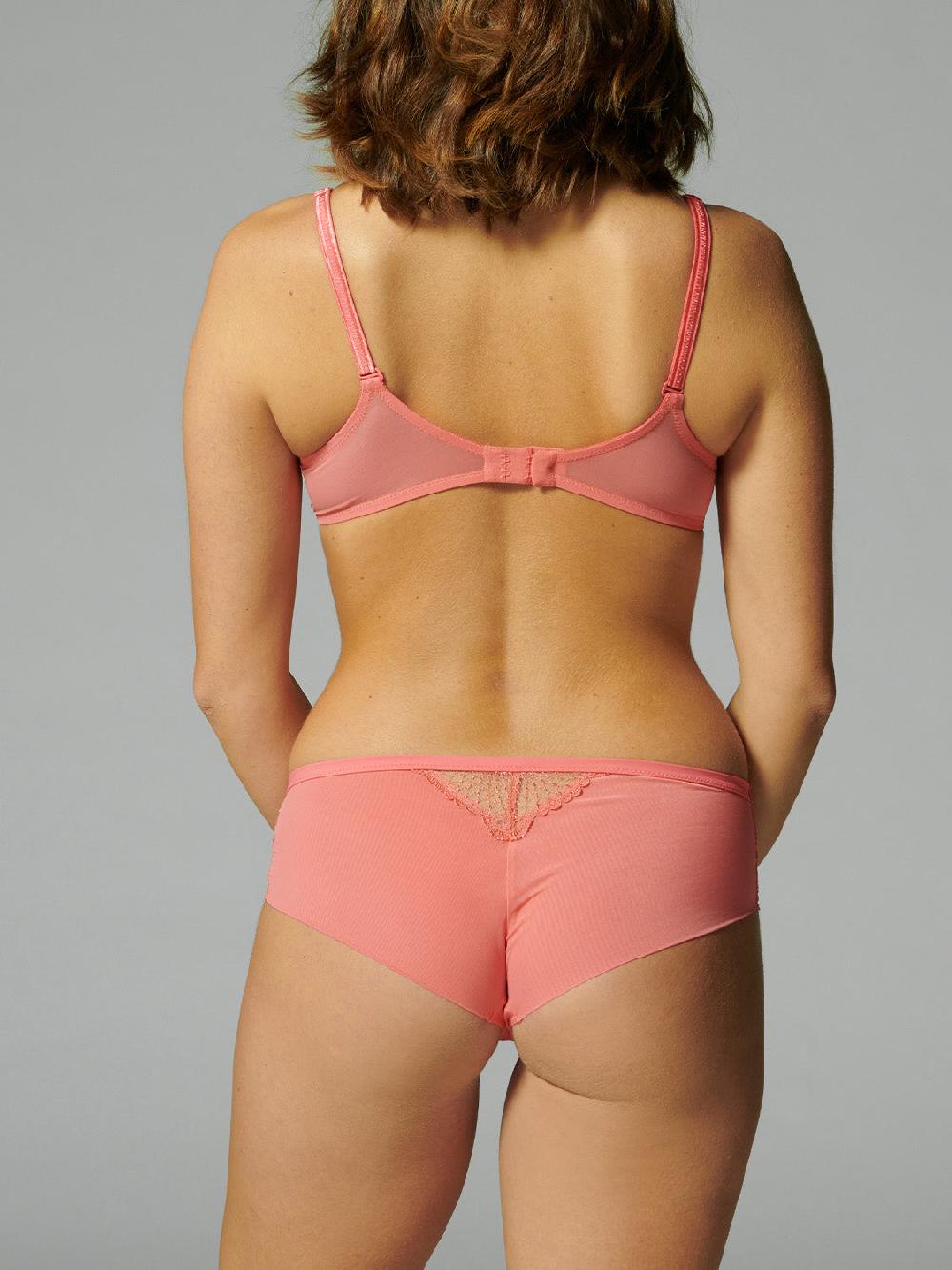 Simone Pérèle Soutien-gorge Triangle Emboitant Décolleté Plongeant - Papaye