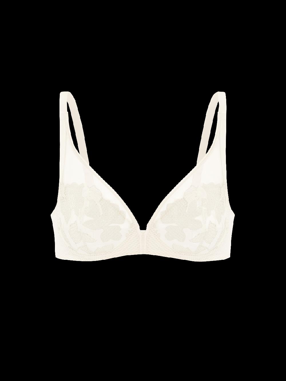 simone pérèle Soutien-gorge triangle emboitant décolleté plongeant - Naturel