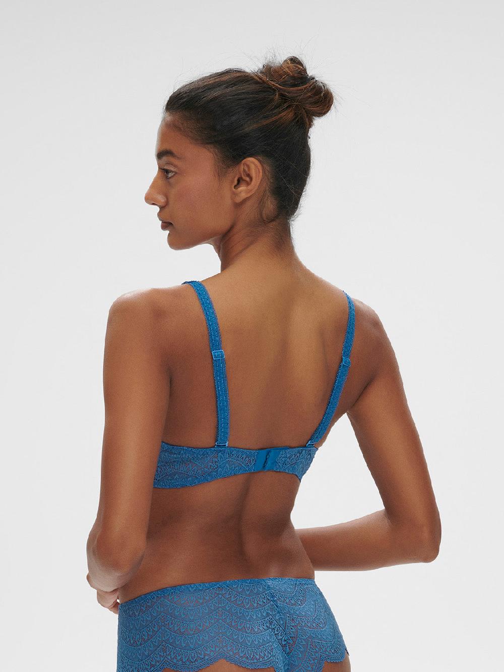 Simone Pérèle Soutien-gorge Triangle Sans-armatures - Bleu Myosotis