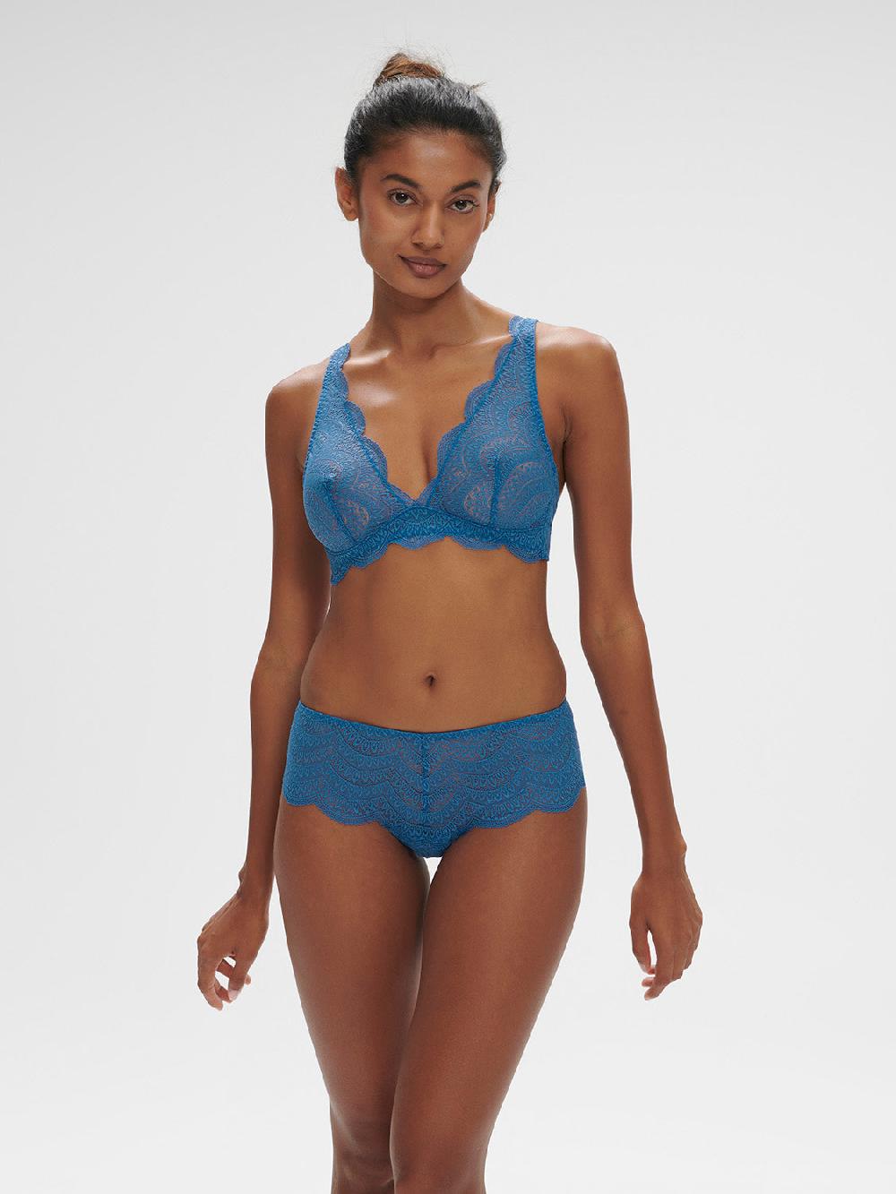 Simone Pérèle Soutien-gorge Triangle Sans-armatures - Bleu Myosotis