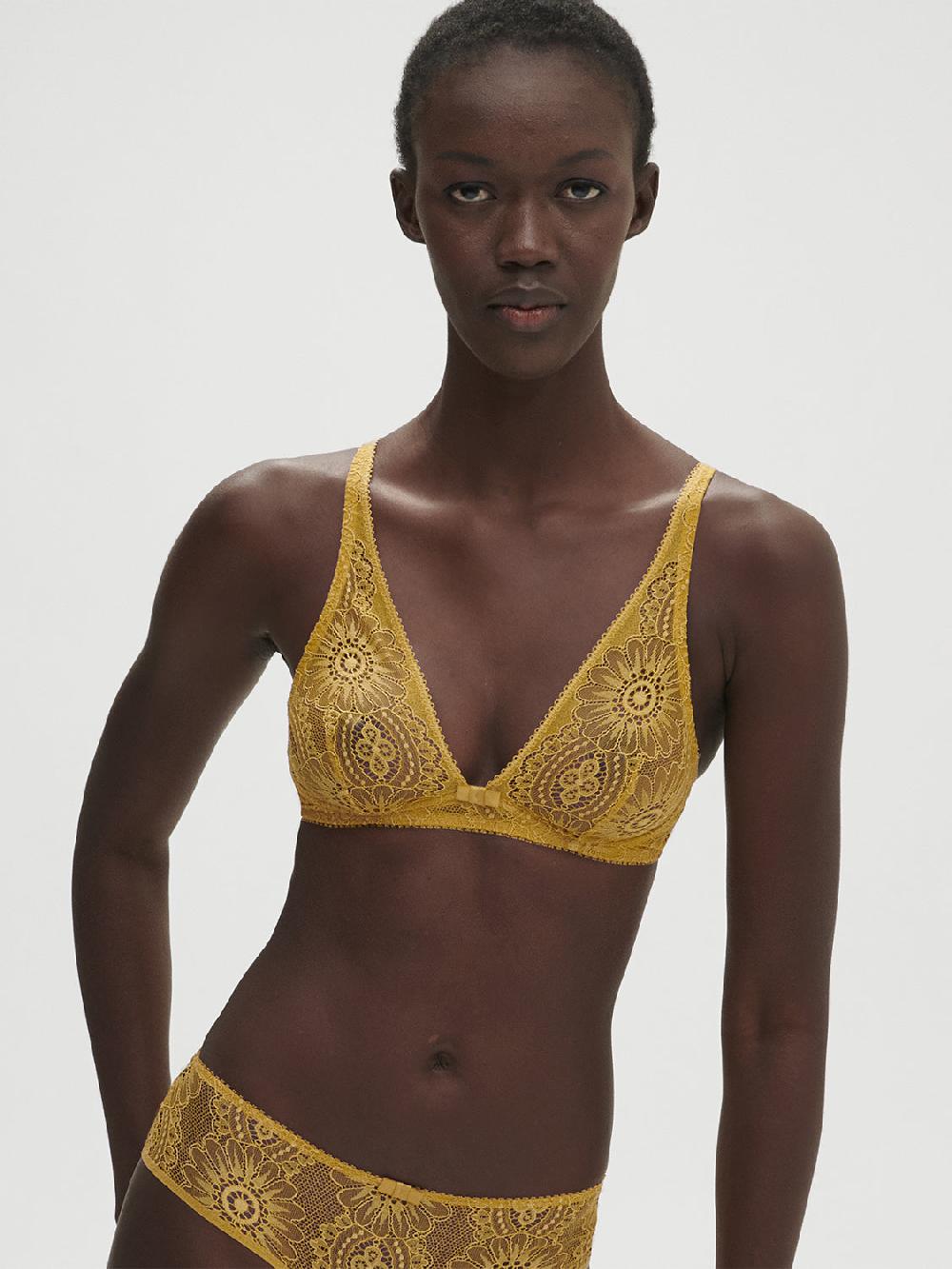 simone pérèle Soutien-gorge triangle sans-armatures - Golden Yellow