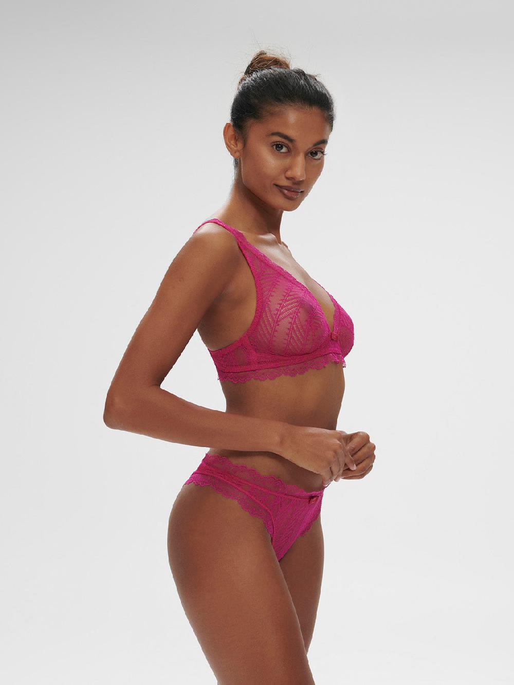 Simone Pérèle Soutien-gorge Triangle Sans-armatures - Rose Hibiscus