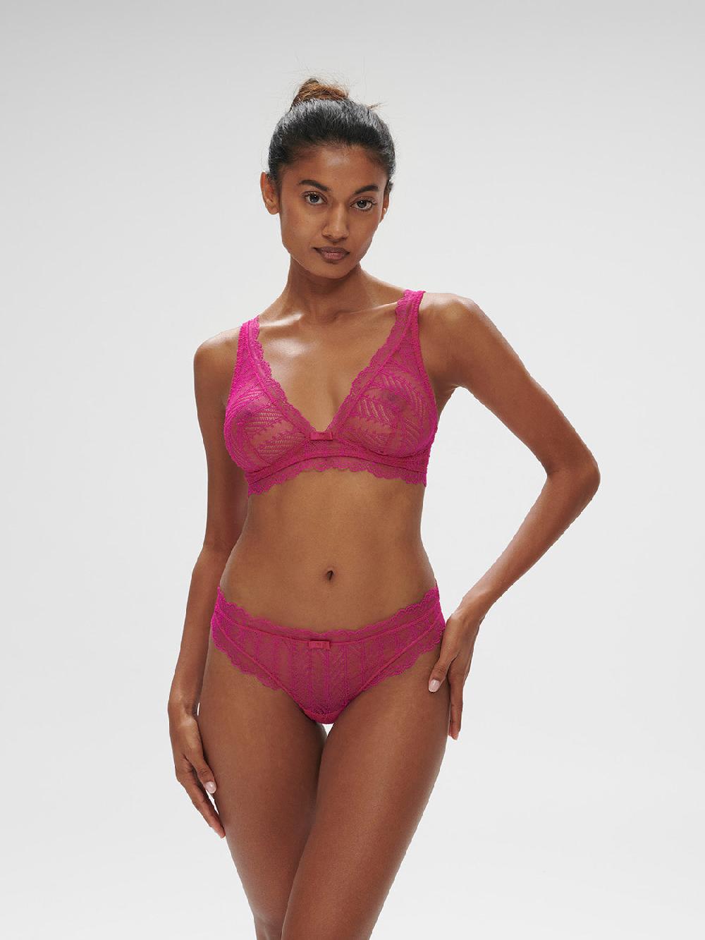 Simone Pérèle Soutien-gorge Triangle Sans-armatures - Rose Hibiscus