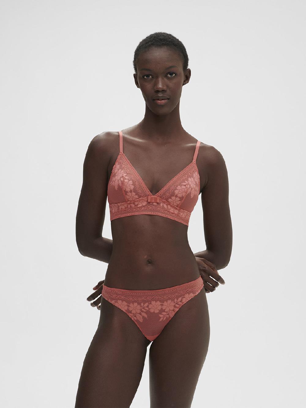 Simone Pérèle Soutien-gorge Triangle Sans-armatures - Rose Texas