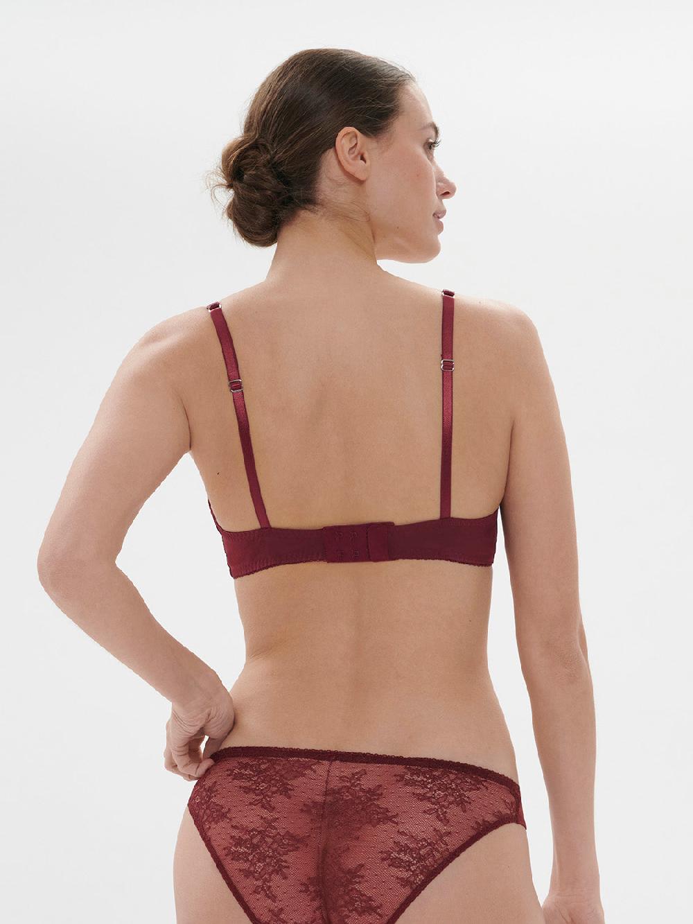 Simone Pérèle Soutien-gorge Triangle Sans-armatures - Rouge Obscur