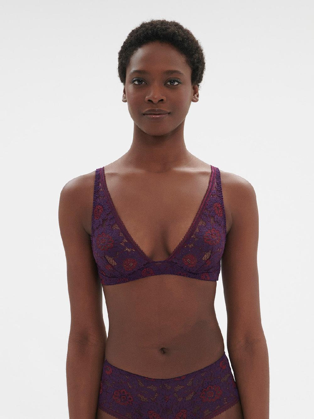 Simone Pérèle Soutien-gorge Triangle Sans-armatures - Violet Euphoria