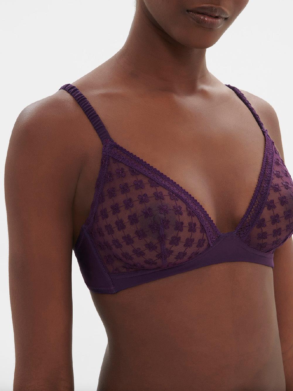 Simone Pérèle Soutien-gorge Triangle Sans-armatures - Violet Euphoria