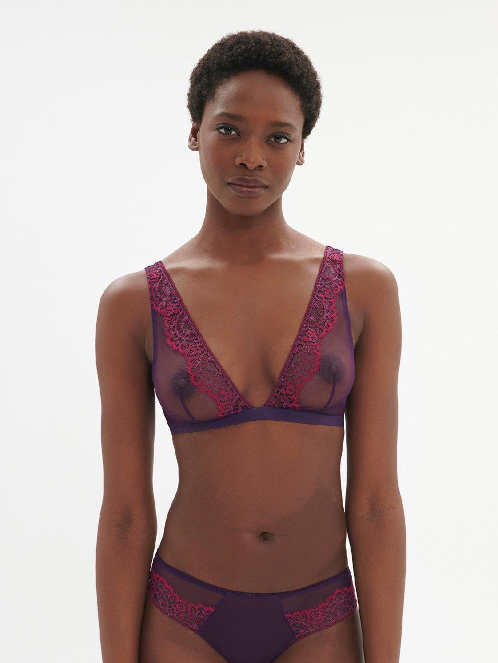 simone pérèle Soutien-gorge triangle sans-armatures - Violet Euphoria