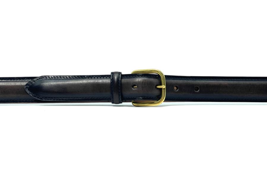 simonnot godard capsule 3 : ceinture en cuir de veau patine main