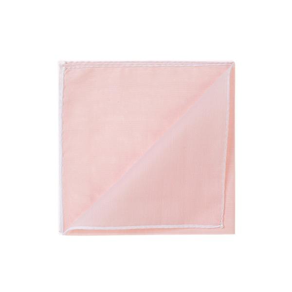 simonnot godard Mouchoir à bord blanc col. rose clair