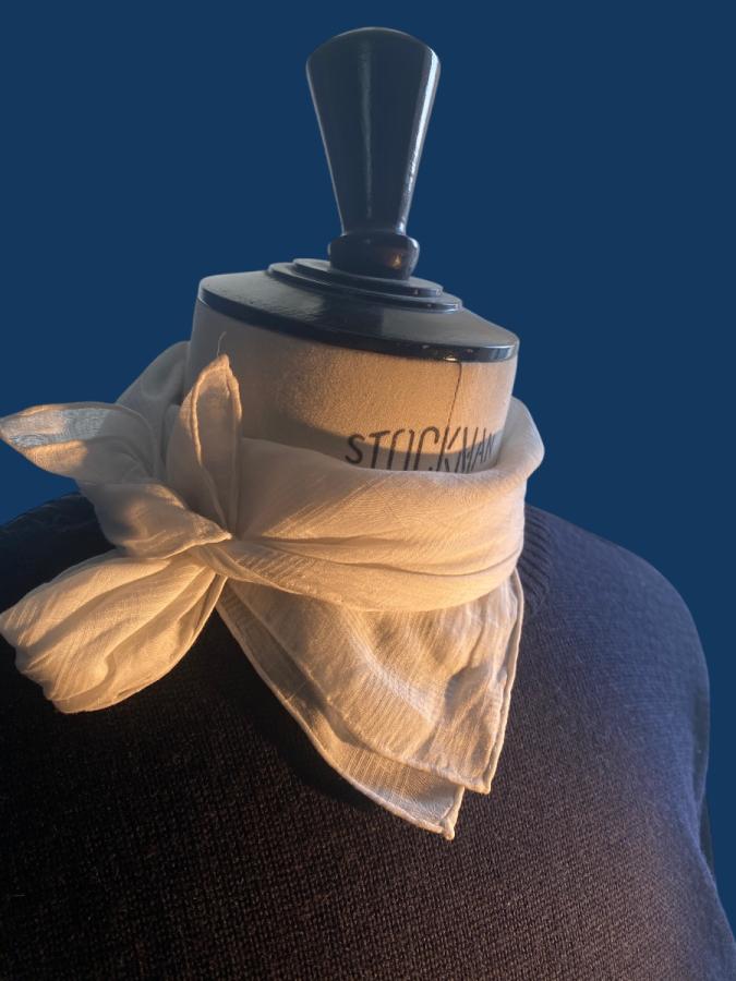 Simonnot Godard Foulard En Coton Lin