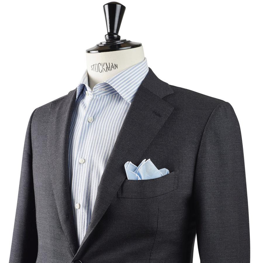 simonnot godard Mouchoir à bord blanc col. azur