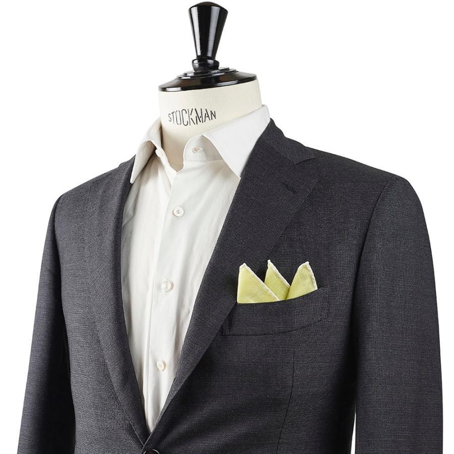 simonnot godard Mouchoir à bord blanc col. jaune or