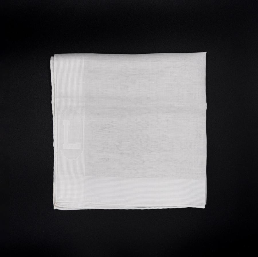 simonnot godard Mouchoir en coton fils coupés