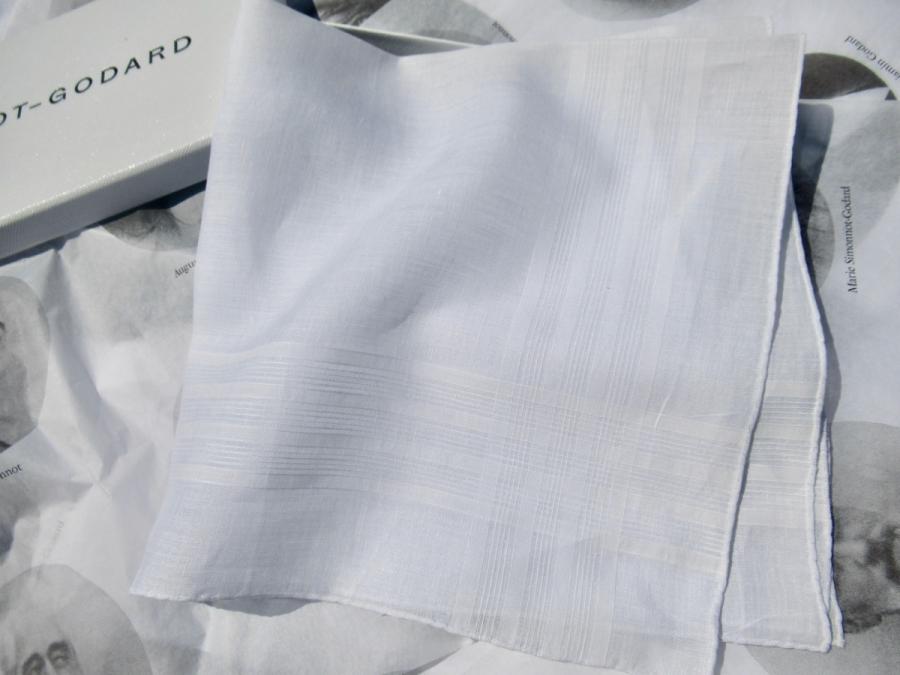 simonnot godard Mouchoir en coton lin