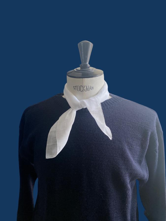 simonnot godard Petit carré en lin coton