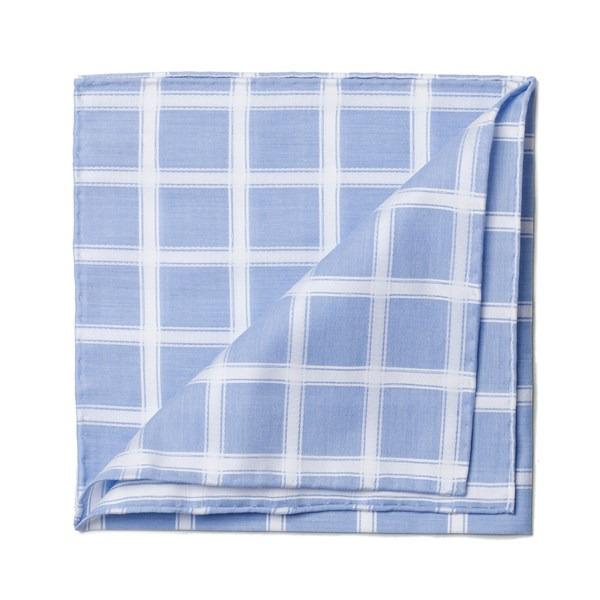 simonnot godard Pochette à carreaux satin