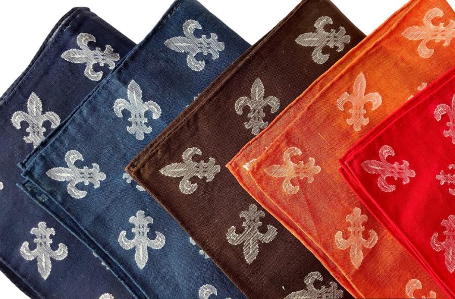 simonnot godard pochette en coton fils coupés