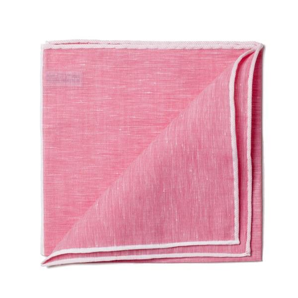 simonnot godard Pochette lin bord blanc