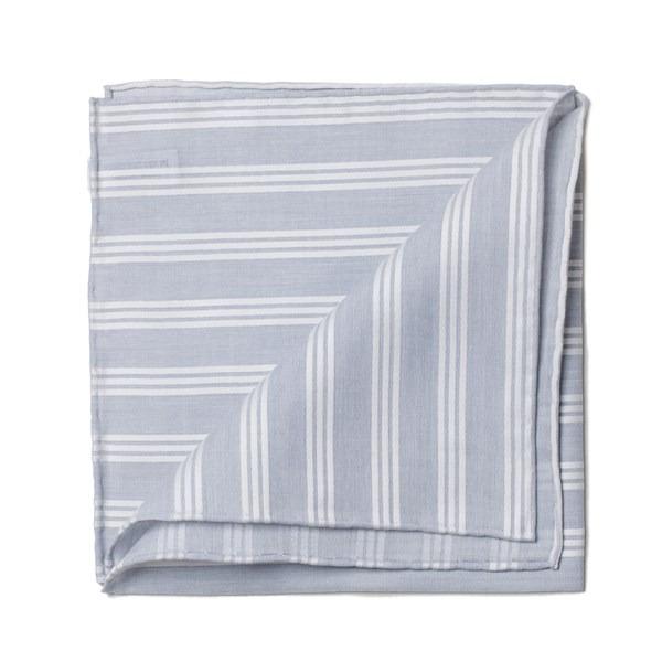 simonnot godard Pochette rayures satin