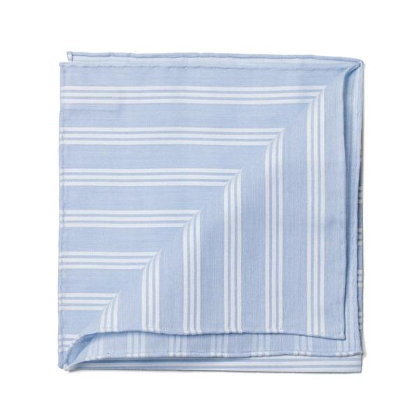 simonnot godard Pochette rayures satin