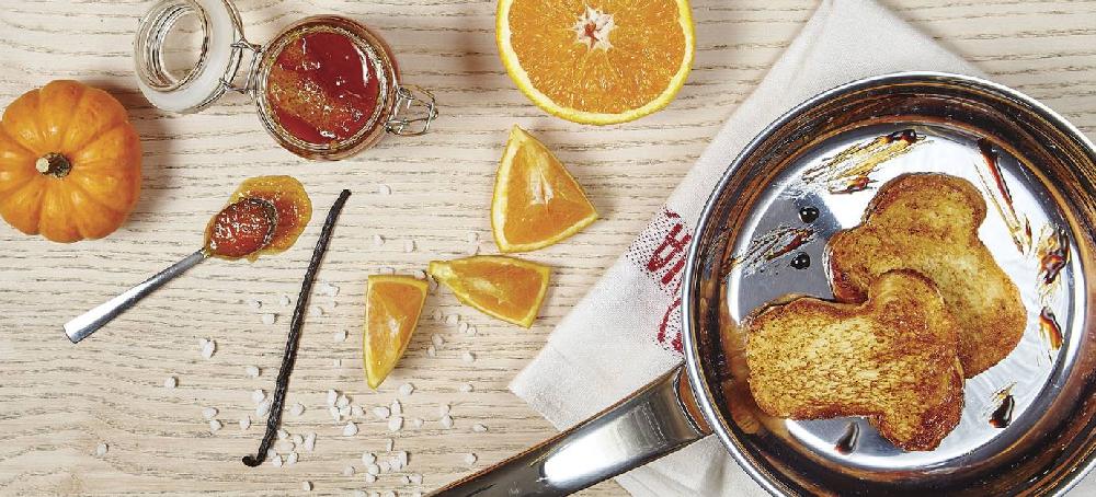 sitram Confiture d’automne « potiron orange vanille » et sa brioche perdue
