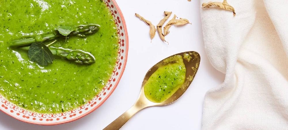 sitram Gaspacho d'asperges et courgettes à la verveine