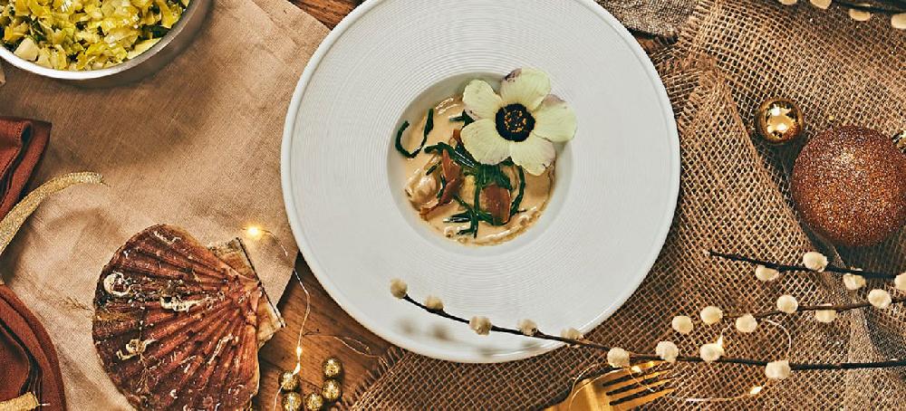 sitram Ravioles de Noël Saint-Jacques poireaux et poutargue