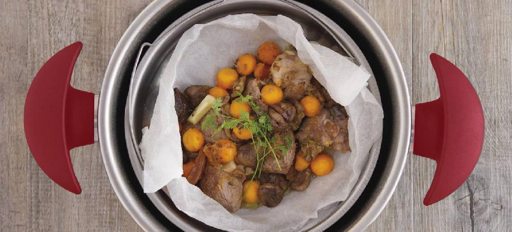 sitram Agneau potimarron marron en papillote